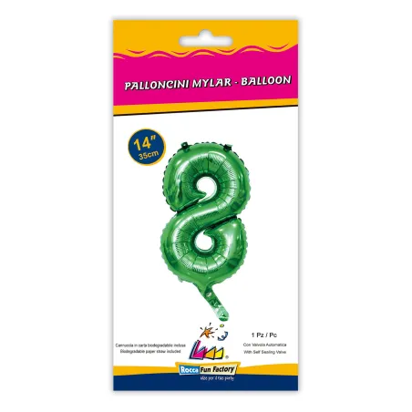 14" Number 8 Green bag of 1pc