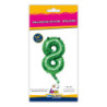 14" Number 8 Green bag of 1pc