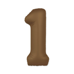 34" Number 1 Slim Mate Choco Brown bag of 1pc