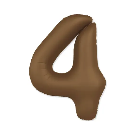 34" Number 4 Slim Mate Choco Brown bag of 1pc