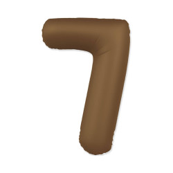 34" Number 7 Slim Mate Choco Brown bag of 1pc