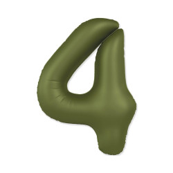 34" Number 4 Slim Mate Green Olive bag of 1pc