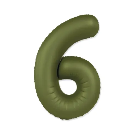 34" Number 6 Slim Mate Green Olive bag of 1pc