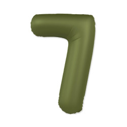 34" Number 7 Slim Mate Green Olive bag of 1pc