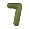 34" Number 7 Slim Mate Green Olive bag of 1pc