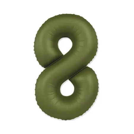 34" Number 8 Slim Mate Green Olive bag of 1pc