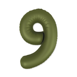 34" Number 9 Slim Mate Green Olive bag of 1pc