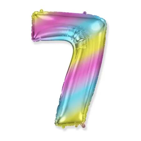 40" Number 7 Multicolor bag of 1pc