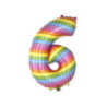 32" Number 6 Pop it bag of 1pc