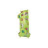 14" Number 1 Hooray Party Green bag of 1pc