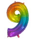 34" Number 9 Multicolor bag of 1pc
