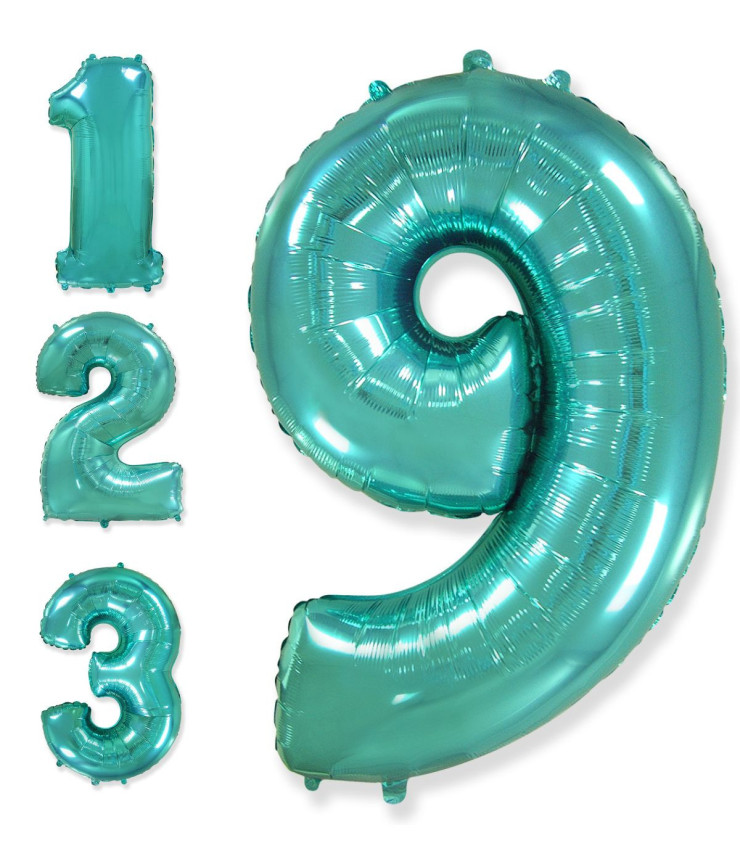 Mint Green Numbers
